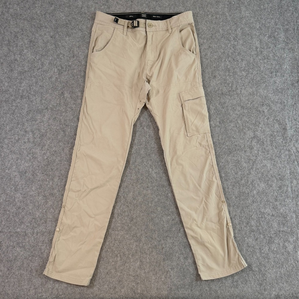 PrAna Beige Slim Fit Stretch Zion Performance Chino Pants Men's Size 30x30*